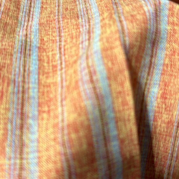 Vintage Orange Max Moda Striped Funky Trouser Waist 26” length 37” Inseam 24” - Picture 14 of 15